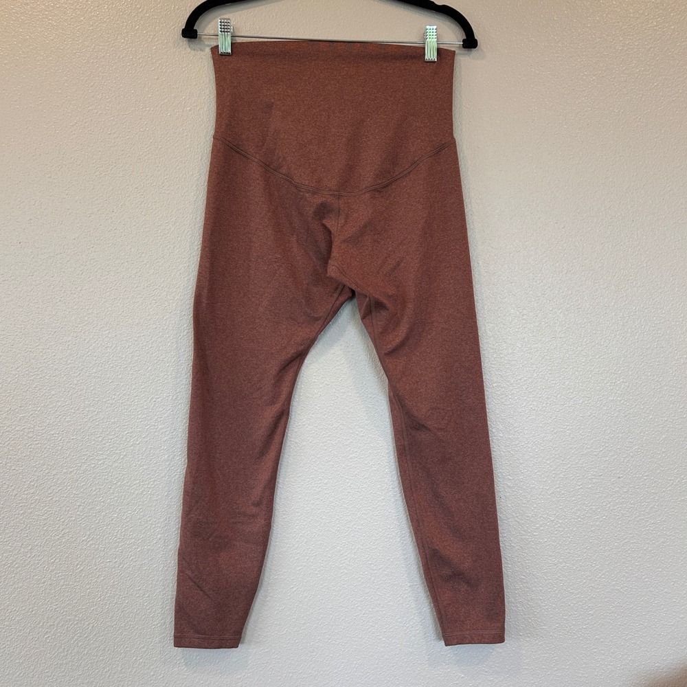 Old Navy Maternity CloudComfy High Waisted Full Panel Leggings Heathered Brown S